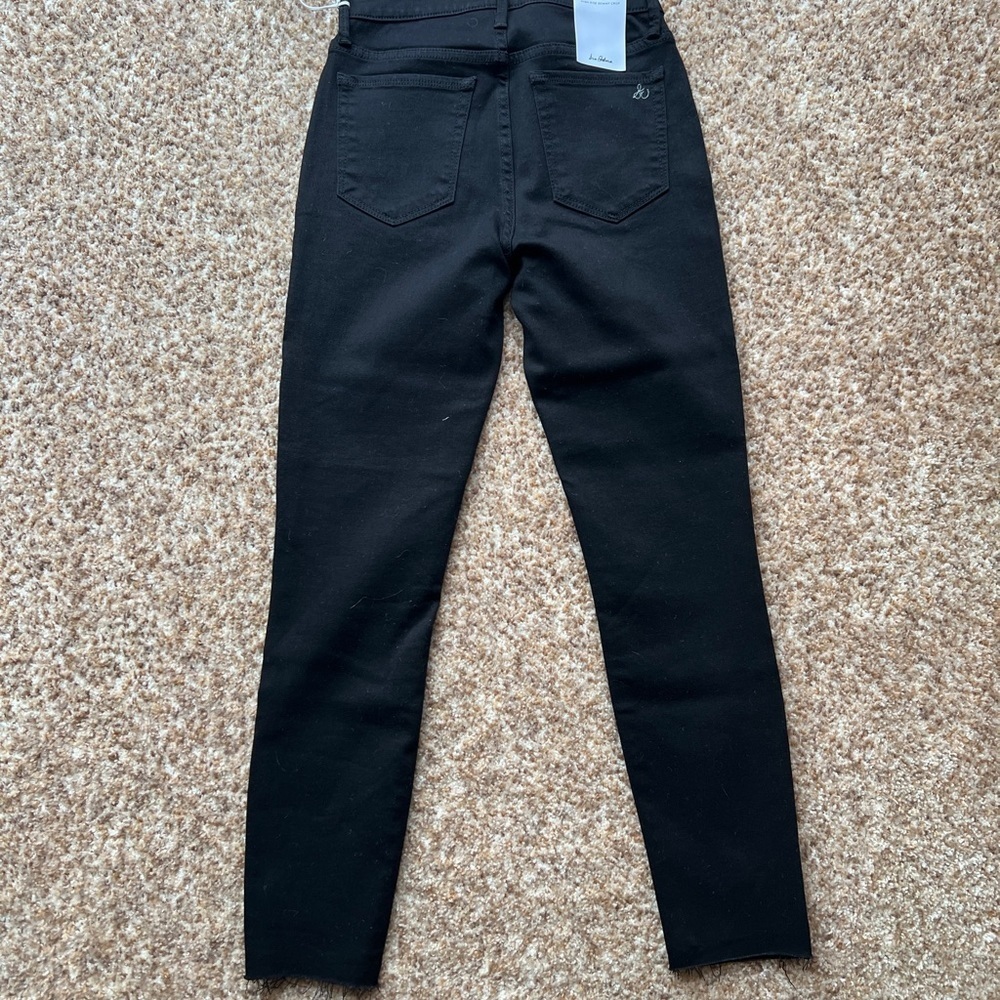 NWOT Sam Edelman Black The Stiletto High Rise Skinny Crop Jeans Size 0/25 - Picture 5 of 5